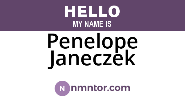 Penelope Janeczek