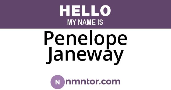 Penelope Janeway