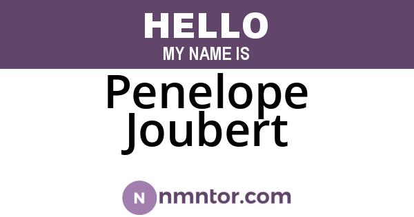 Penelope Joubert