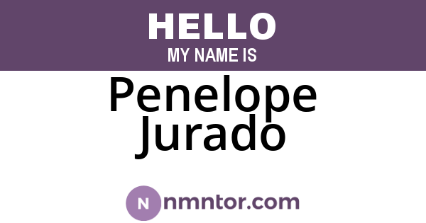 Penelope Jurado