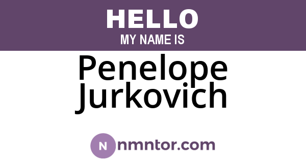 Penelope Jurkovich