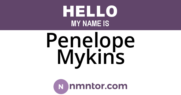 Penelope Mykins