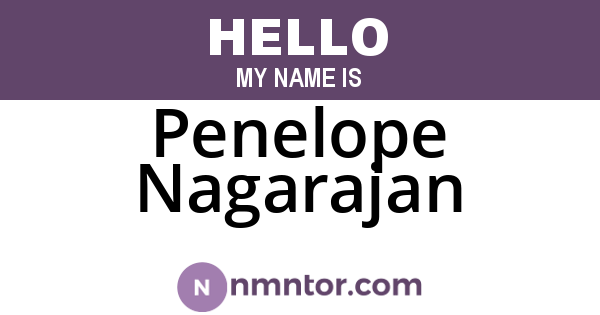 Penelope Nagarajan