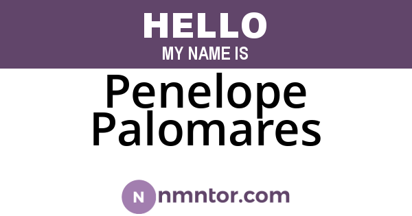 Penelope Palomares