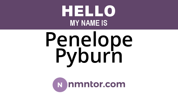 Penelope Pyburn