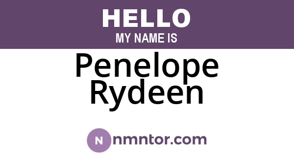 Penelope Rydeen