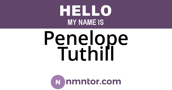 Penelope Tuthill