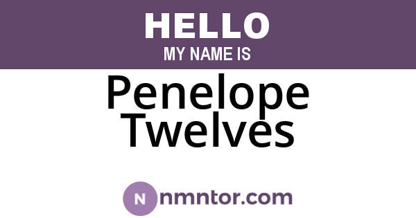 Penelope Twelves