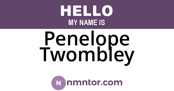 Penelope Twombley