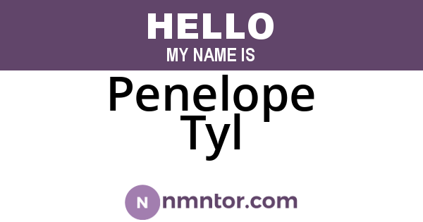 Penelope Tyl