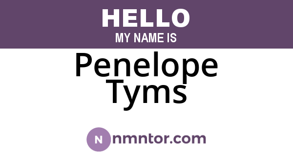 Penelope Tyms