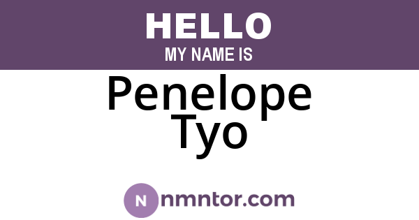 Penelope Tyo