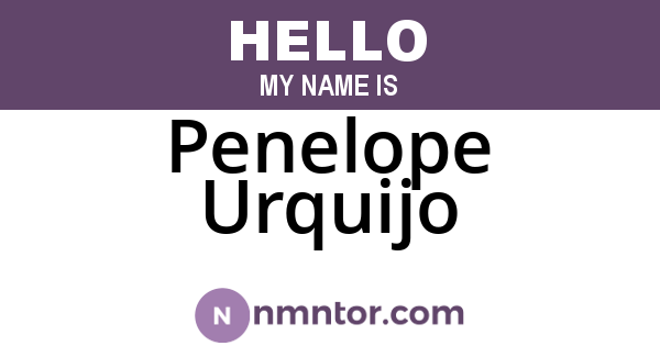 Penelope Urquijo