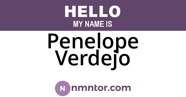 Penelope Verdejo