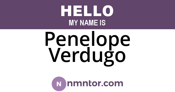 Penelope Verdugo