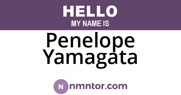 Penelope Yamagata