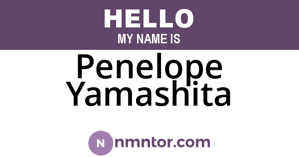 Penelope Yamashita