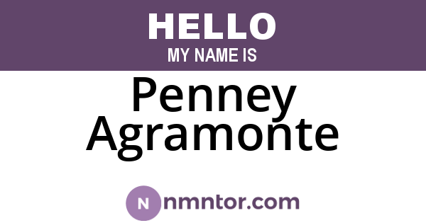 Penney Agramonte