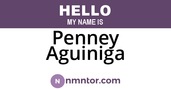 Penney Aguiniga