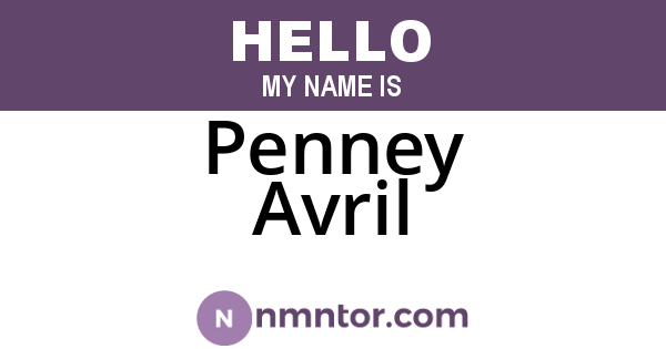 Penney Avril