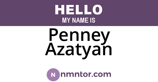 Penney Azatyan