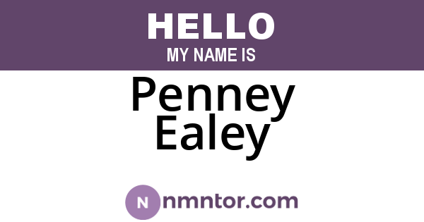 Penney Ealey
