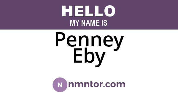 Penney Eby