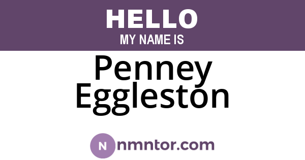 Penney Eggleston