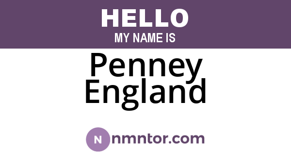 Penney England