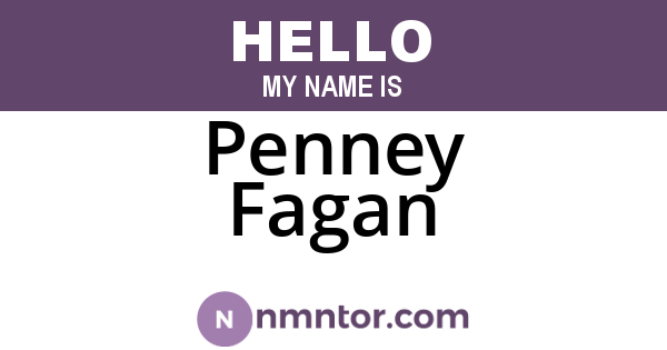 Penney Fagan