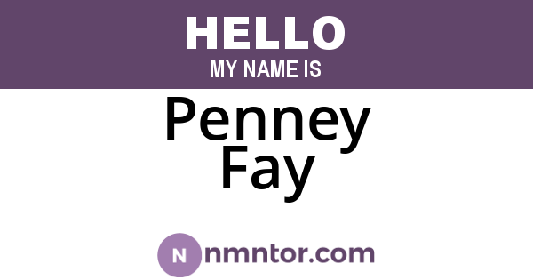 Penney Fay