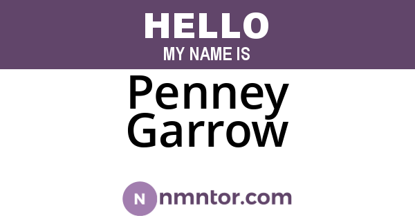 Penney Garrow