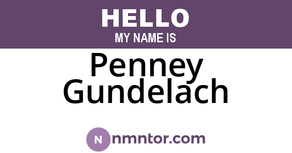 Penney Gundelach
