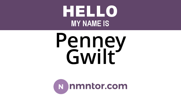 Penney Gwilt