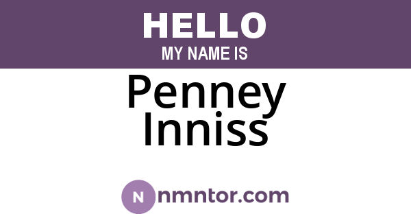Penney Inniss