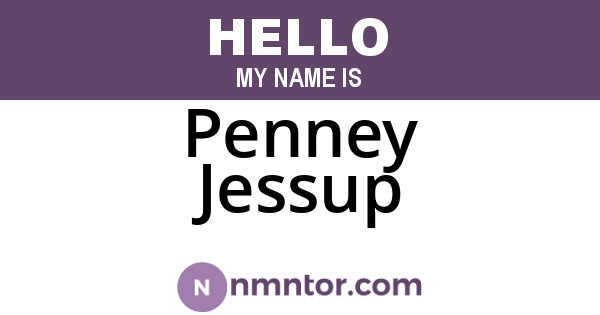 Penney Jessup