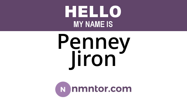 Penney Jiron