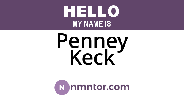 Penney Keck