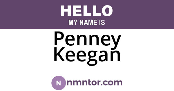 Penney Keegan