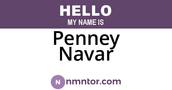 Penney Navar