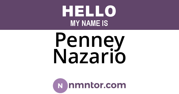 Penney Nazario