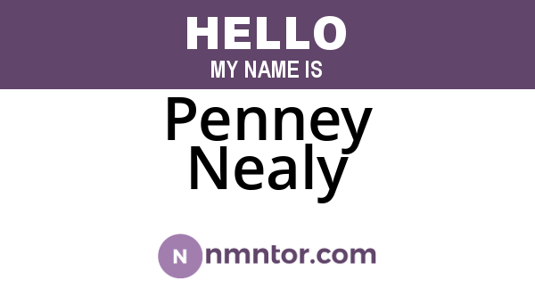 Penney Nealy