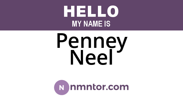 Penney Neel