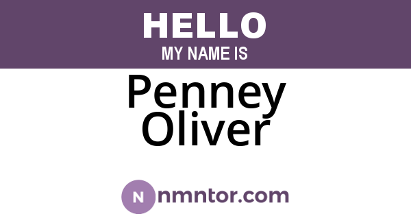 Penney Oliver