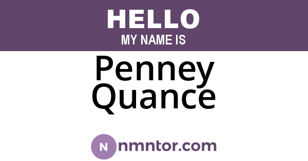 Penney Quance