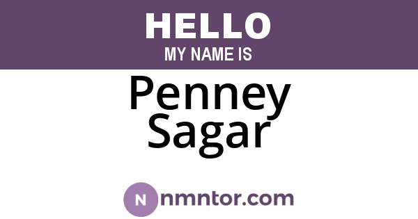 Penney Sagar