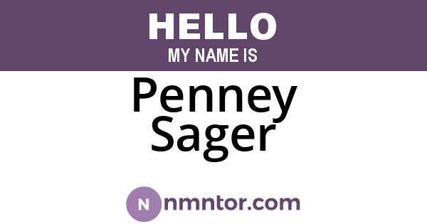 Penney Sager