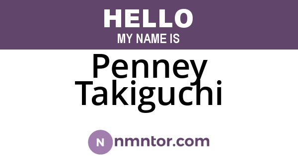 Penney Takiguchi
