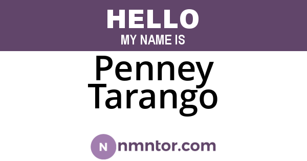 Penney Tarango
