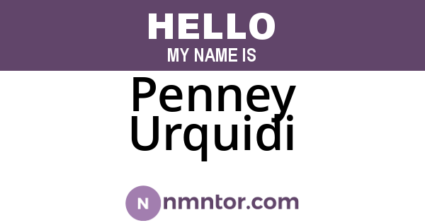 Penney Urquidi